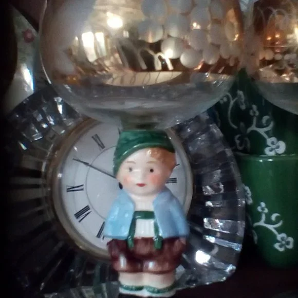 Goebel Hummel Figurine Wine Glasses from Germany Kitchen
